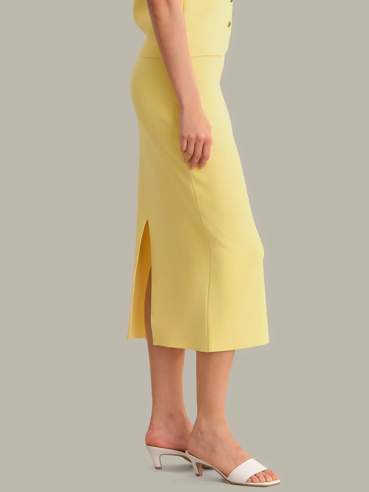 Lucia Knit Midi Skirt - Image 2