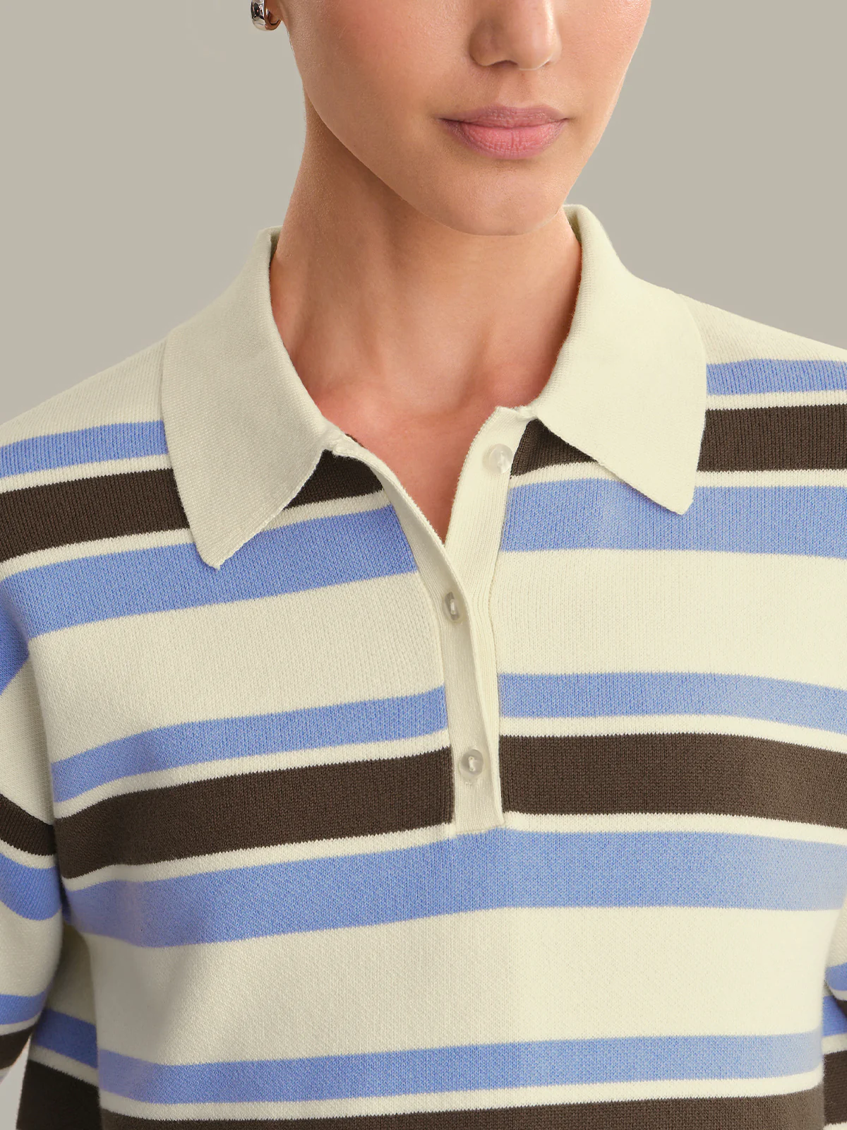 Maisy: Stripe Polo Shirt Dress - Image 4