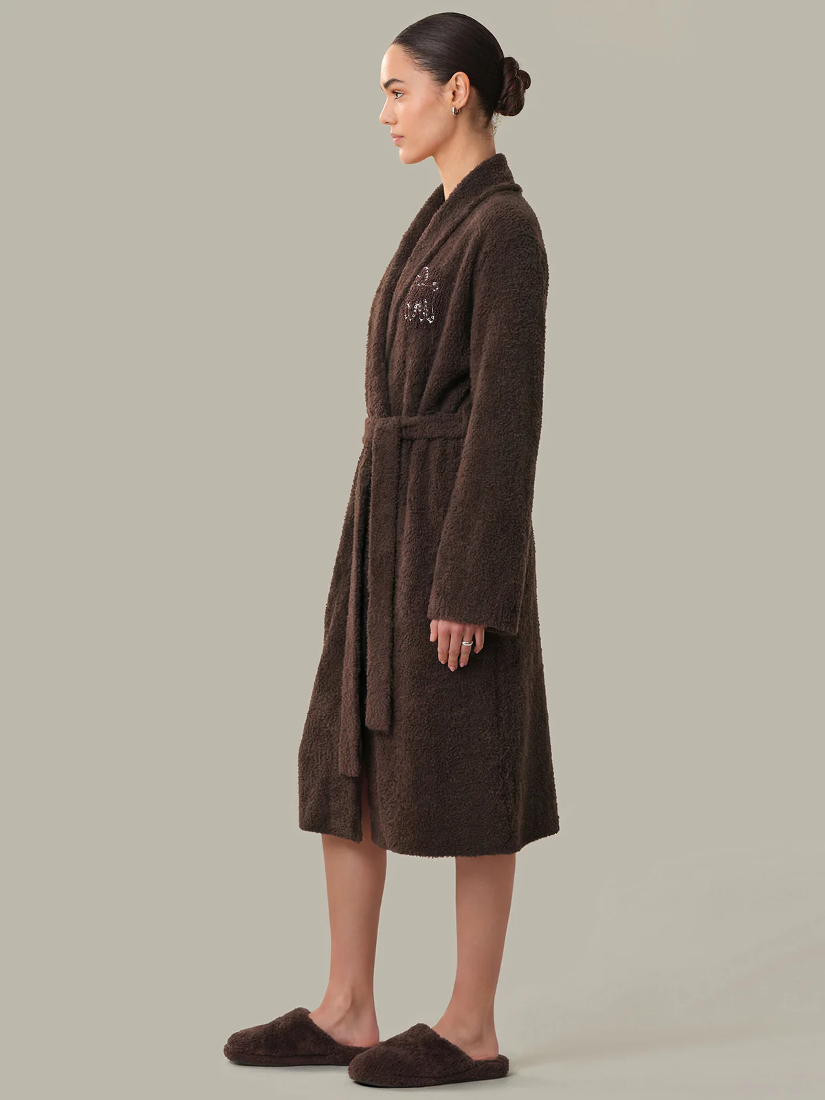 Mara: Poodle Embroidered Robe - Image 2