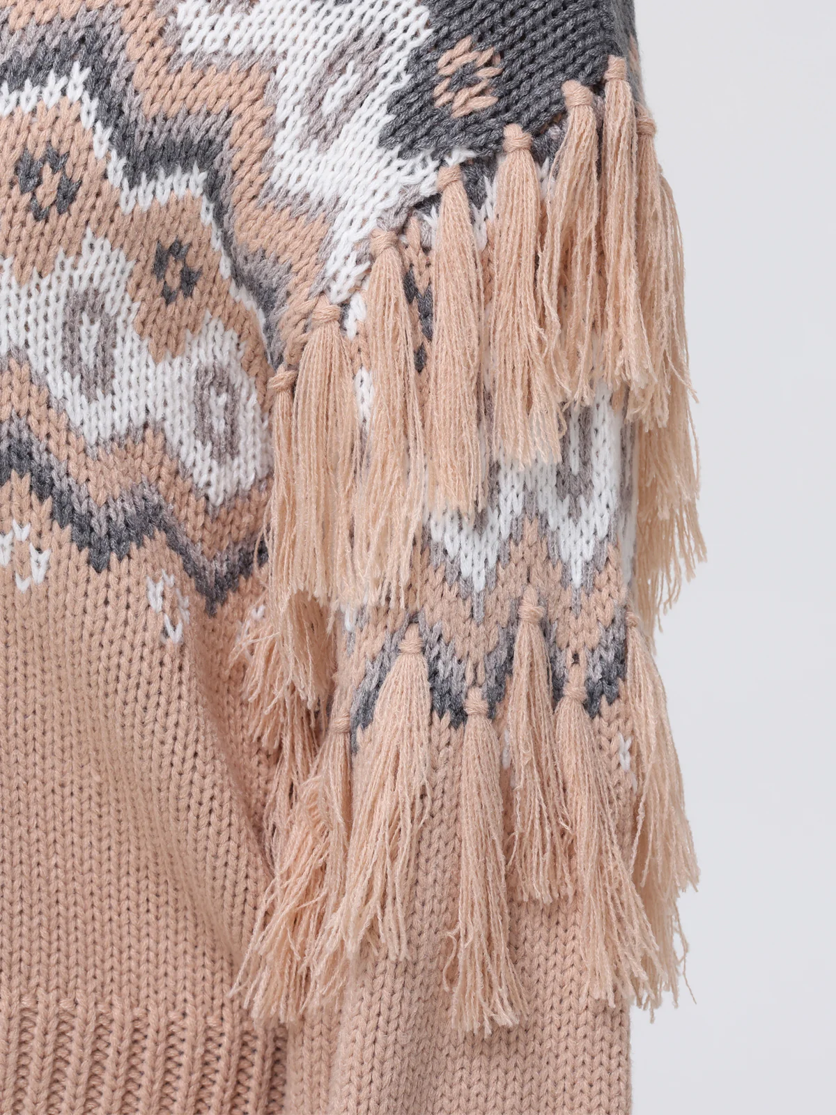 Margaret: Fringe Fair Isle Sweater - Image 5