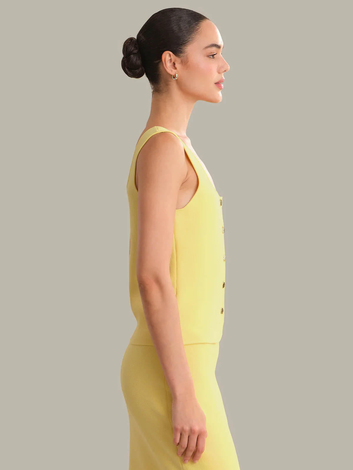 Maria Button Front Corset Top - Image 2