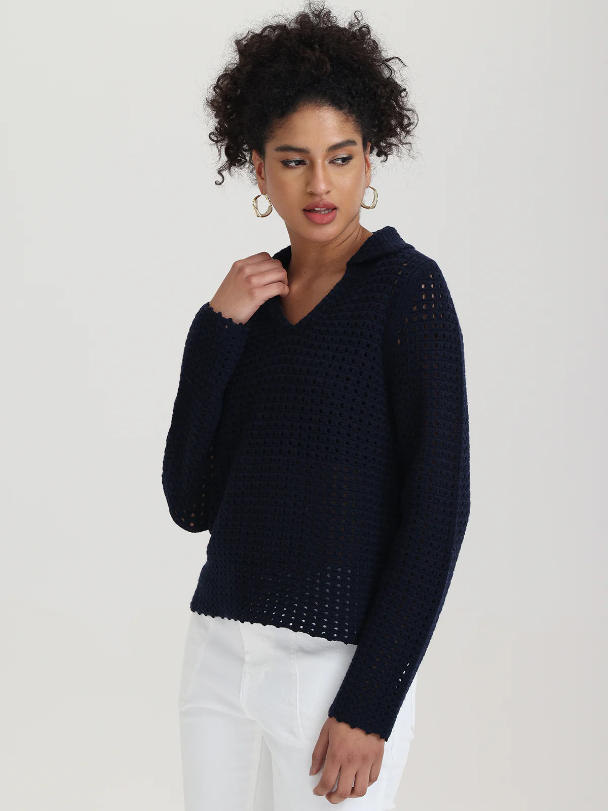 Maria: Texture Baja Pullover - Image 2