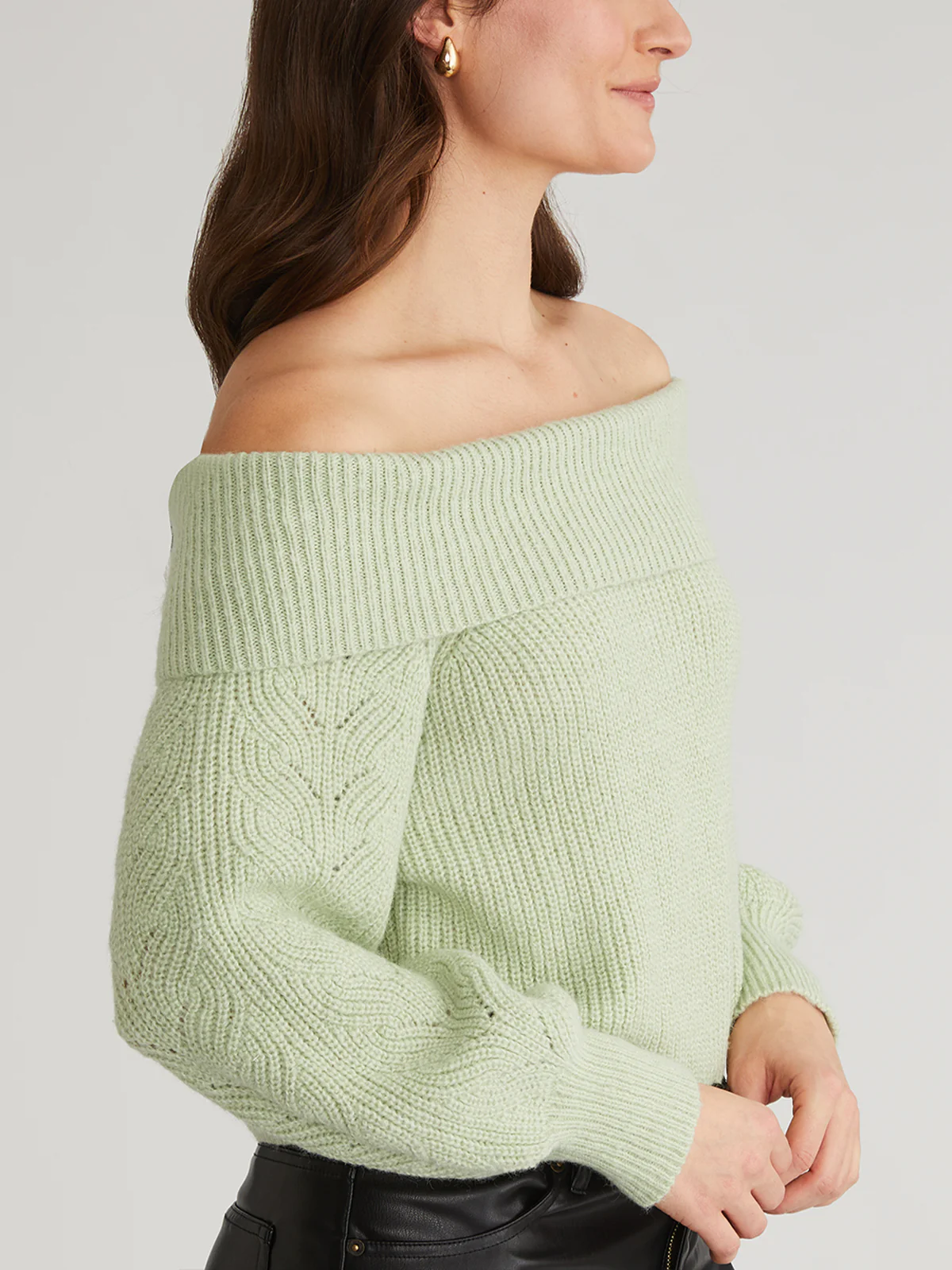 Marisa: Relaxed Off Shoulder Pullover - Image 2