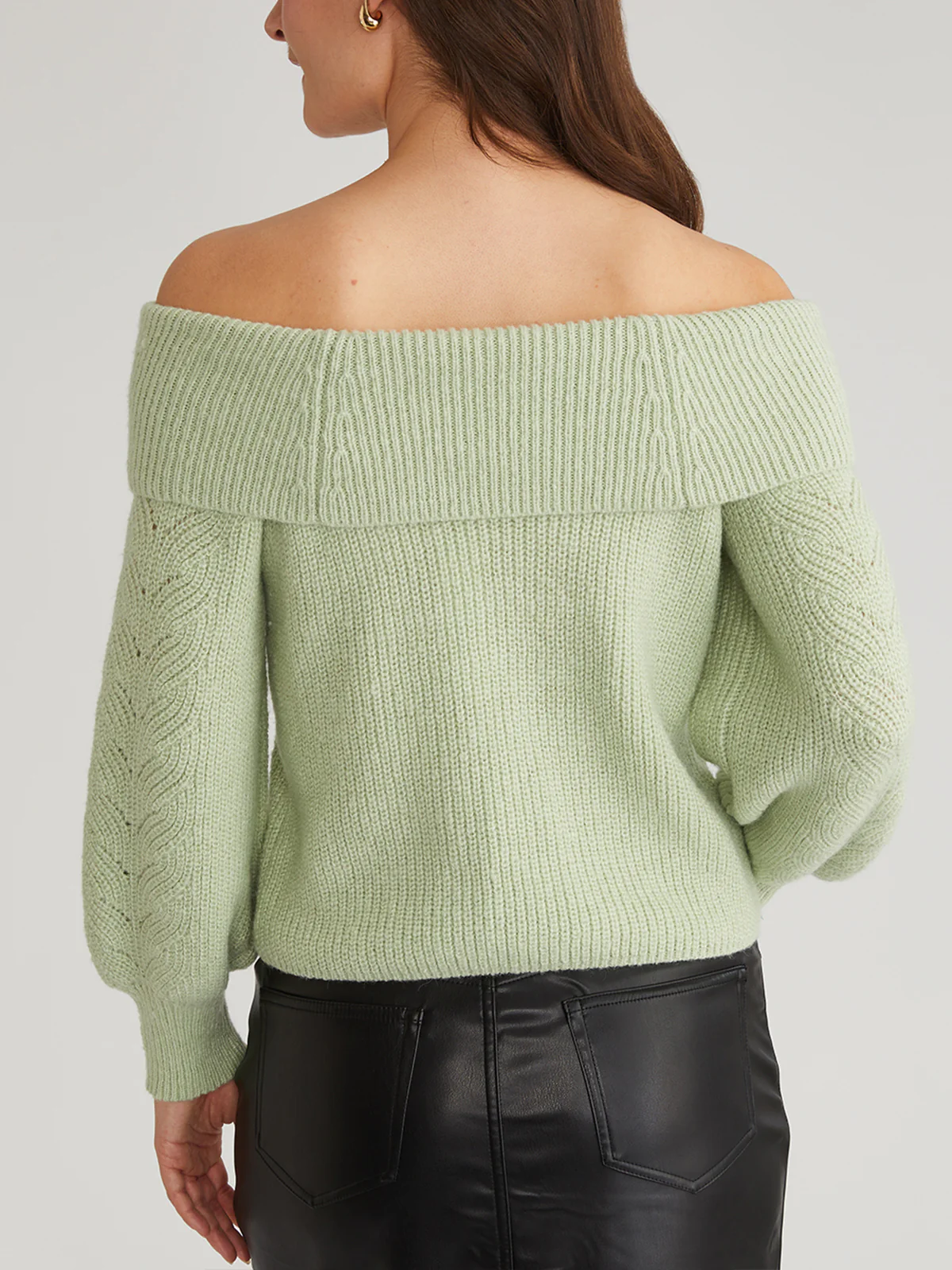 Marisa: Relaxed Off Shoulder Pullover - Image 3
