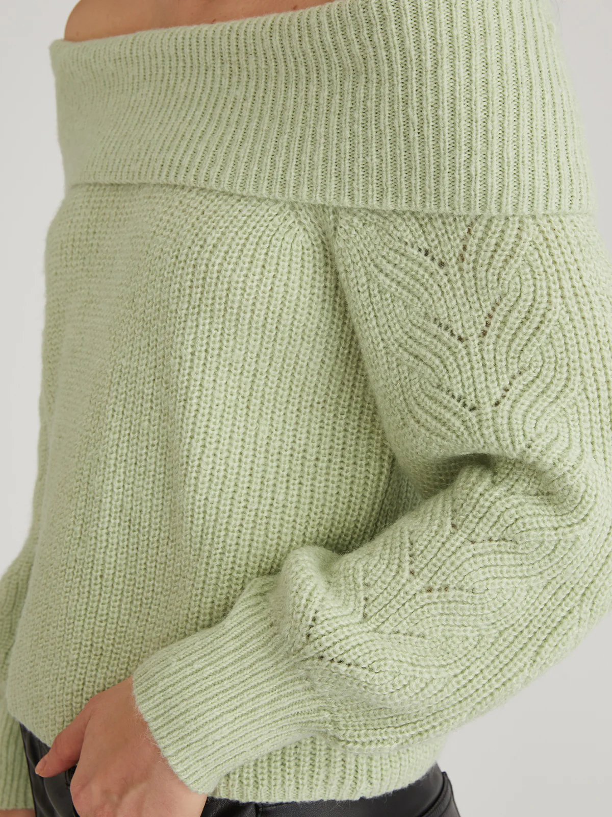Marisa: Relaxed Off Shoulder Pullover - Image 5