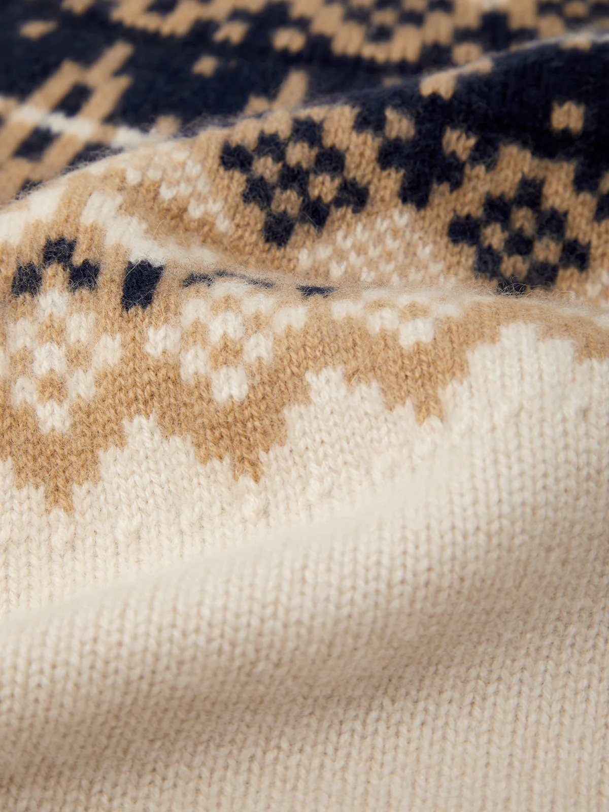 Mira: Cashmere Blend Fair Isle Pullover - Image 6