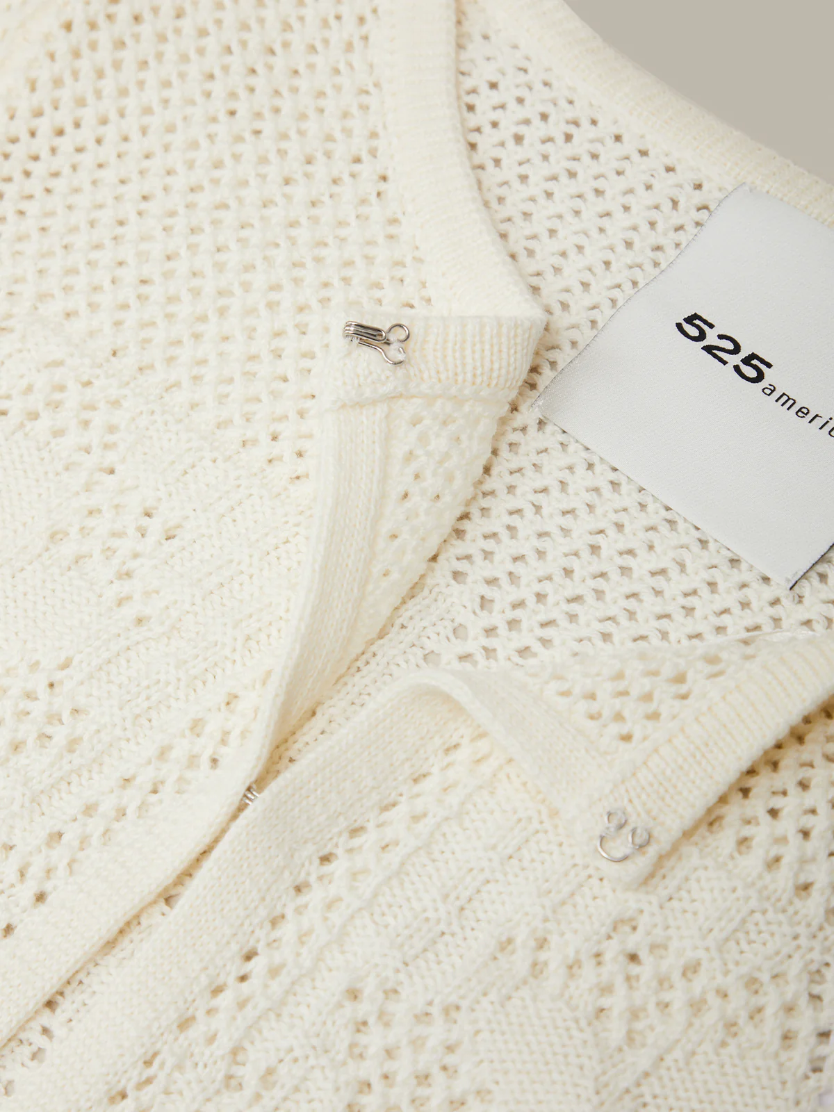 Nadia: Floral Pointelle Cotton Cardigan - Image 5