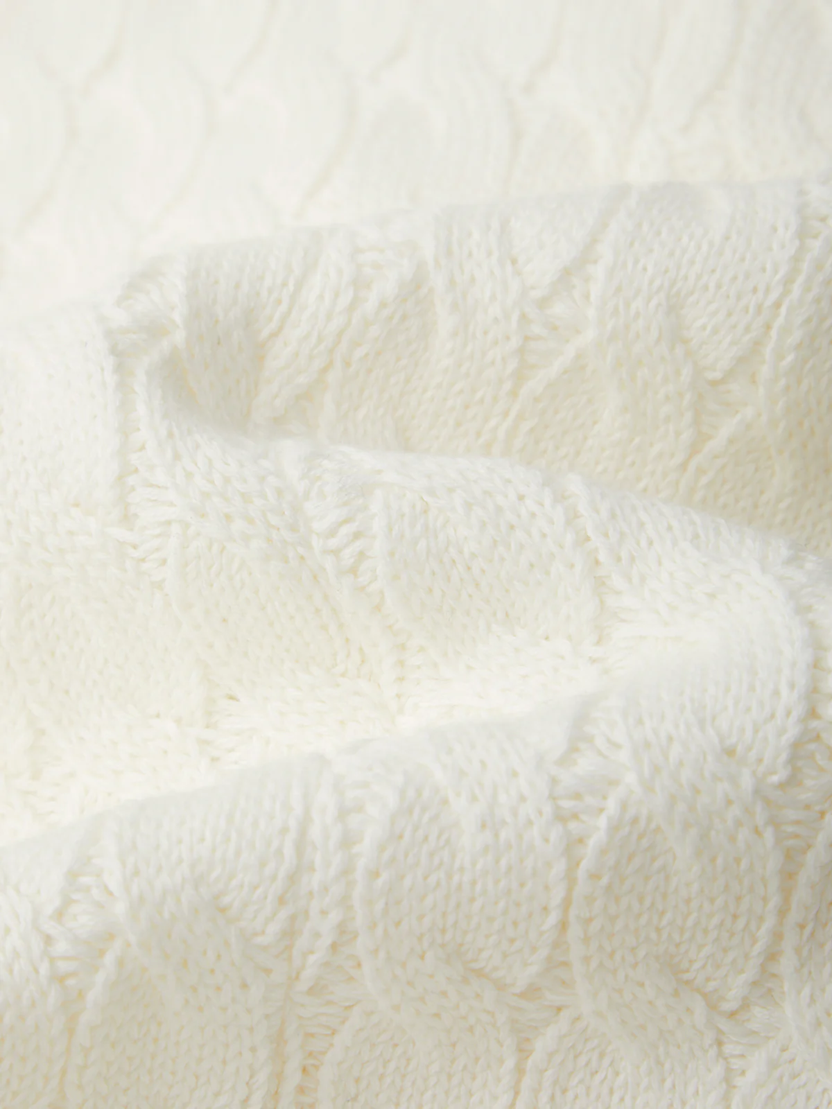 Nell: Cotton Cable Knit Blazer - Image 5