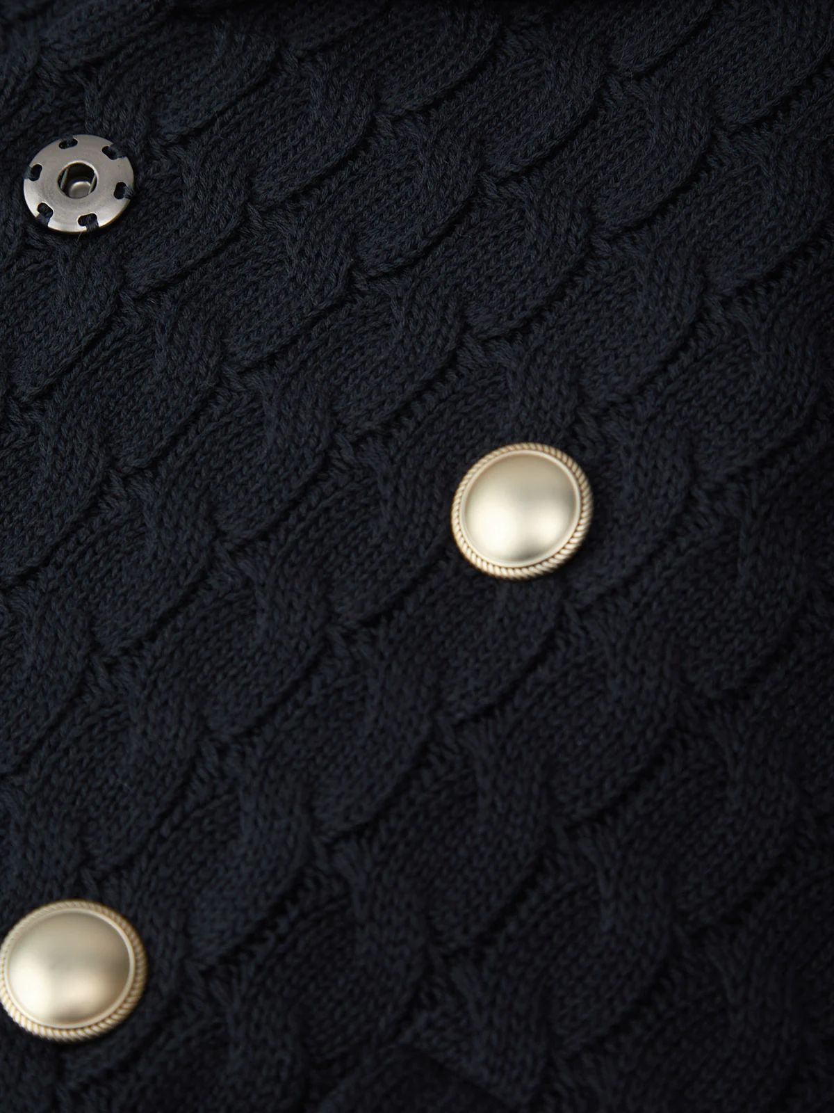 Nell: Cotton Cable Knit Blazer - Image 4
