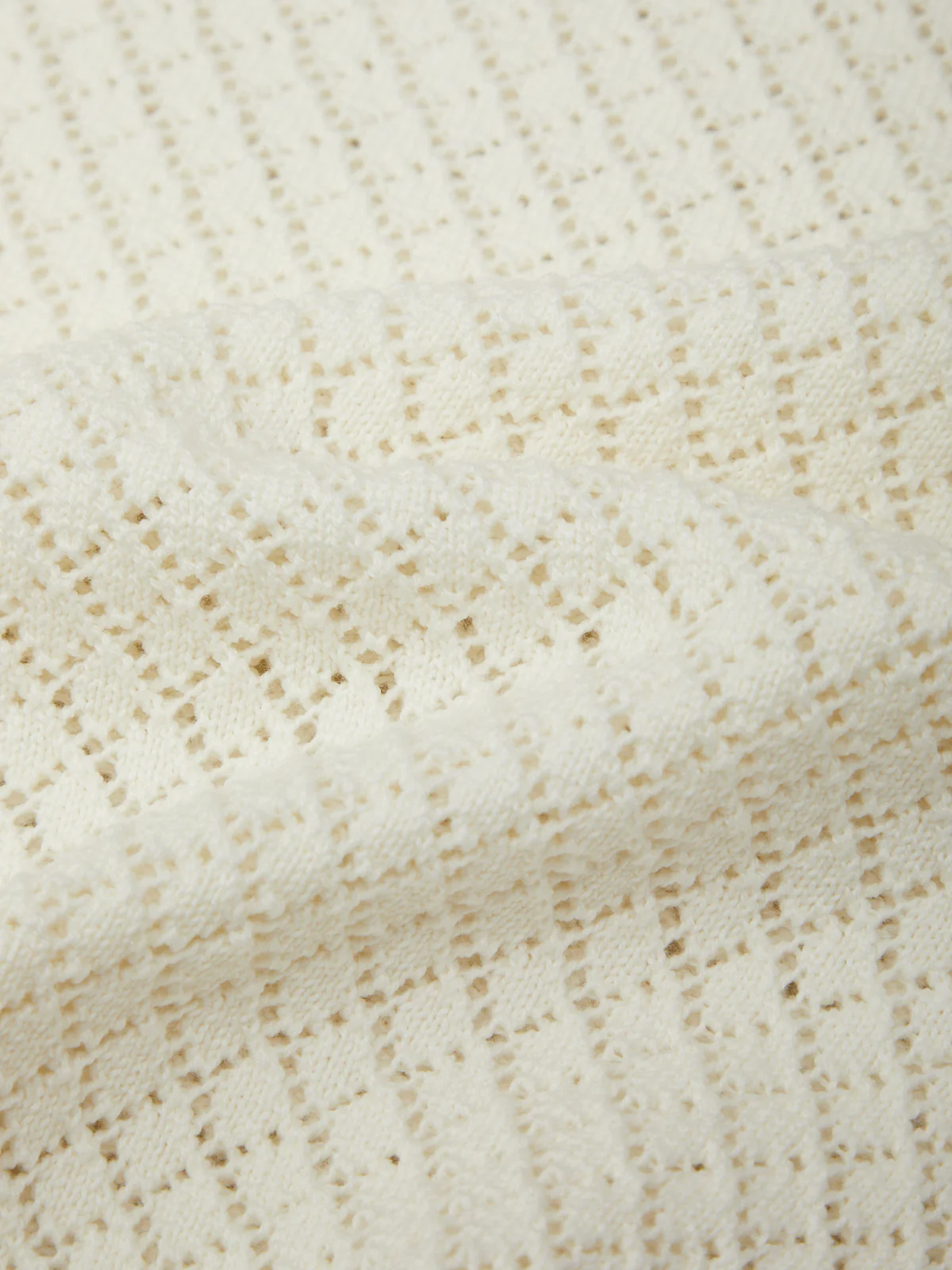Nessa: Dog Intarsia Cotton Pointelle Sweater - Image 5