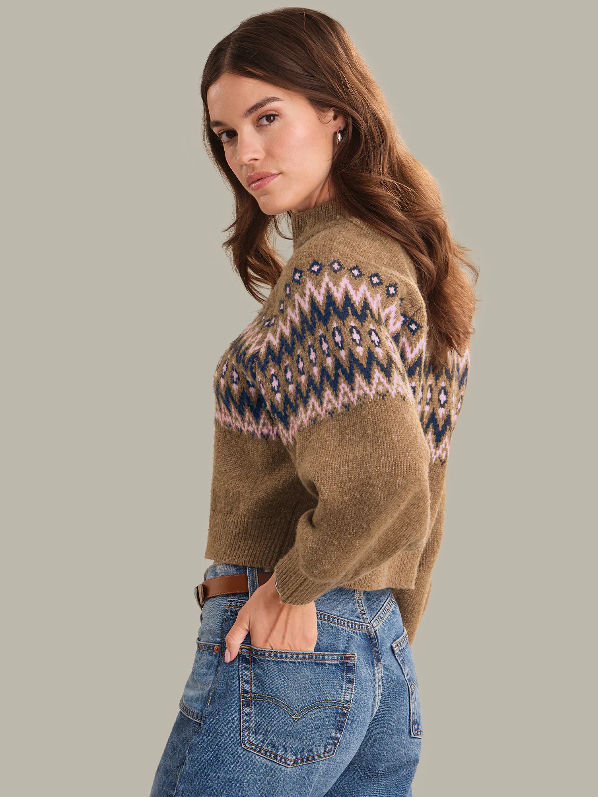 Odessa: Fair Isle Zip-Up - Image 2