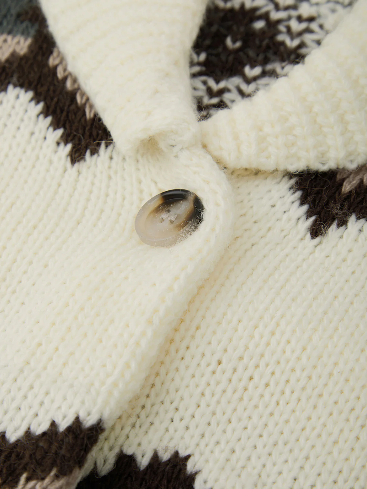 Ramona: Fair Isle Shawl Cardigan - Image 4