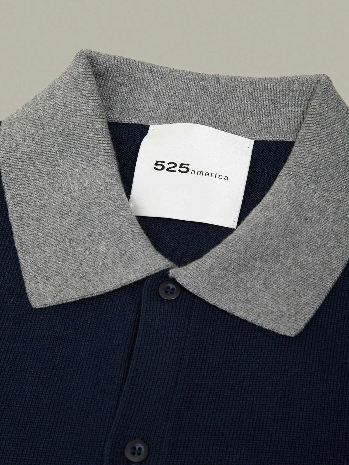 Ray: Men's Cotton Colorblock Polo Cardigan - Image 4