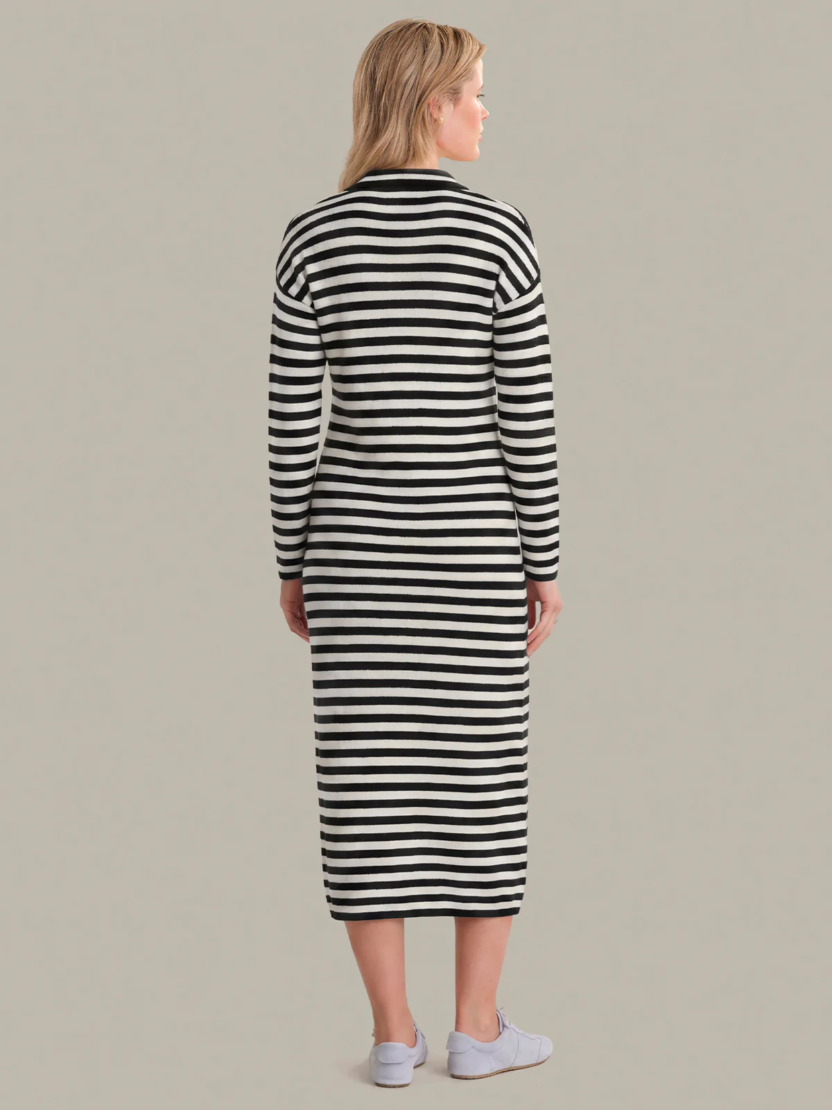 Raya: Cotton Stripe Polo Dress - Image 3