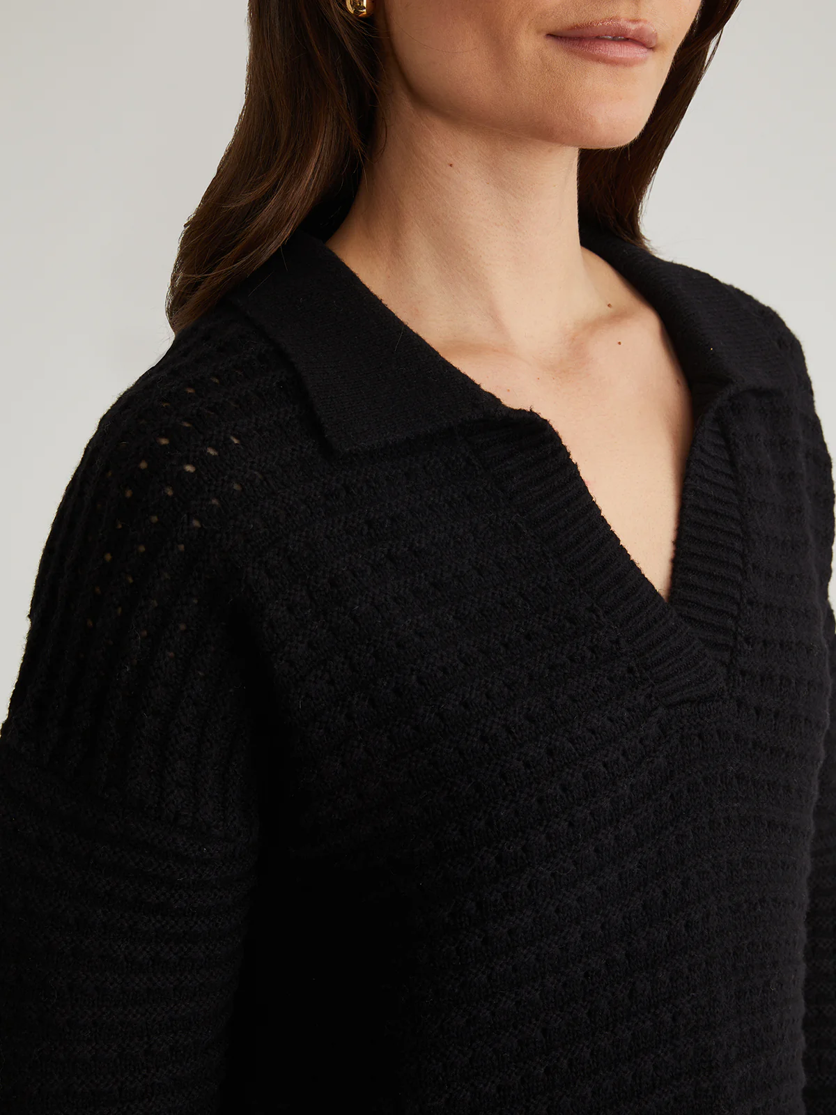 Raya: Pointelle Polo Dress - Image 4