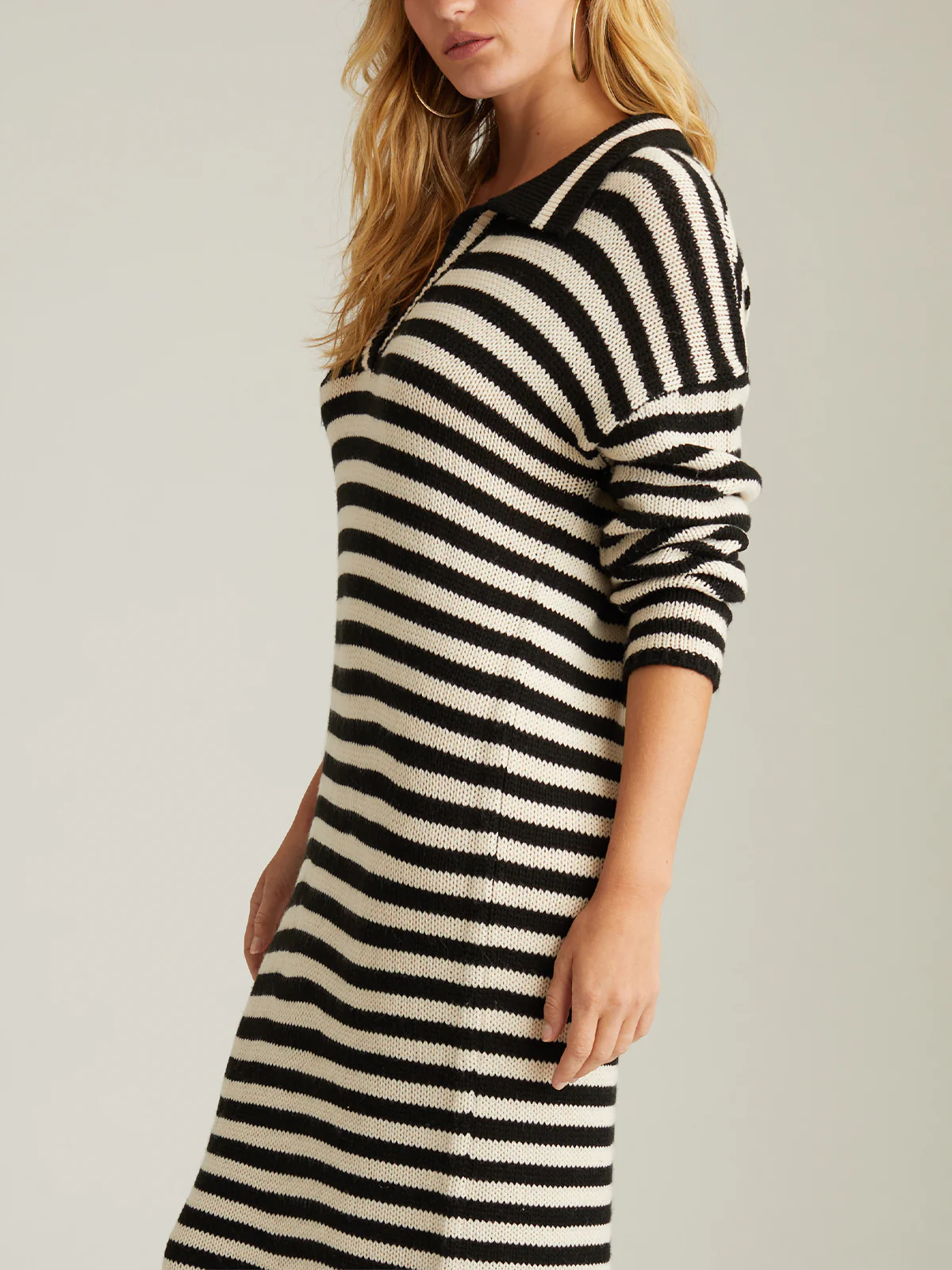 Raya: Stripe Polo Dress - Image 3