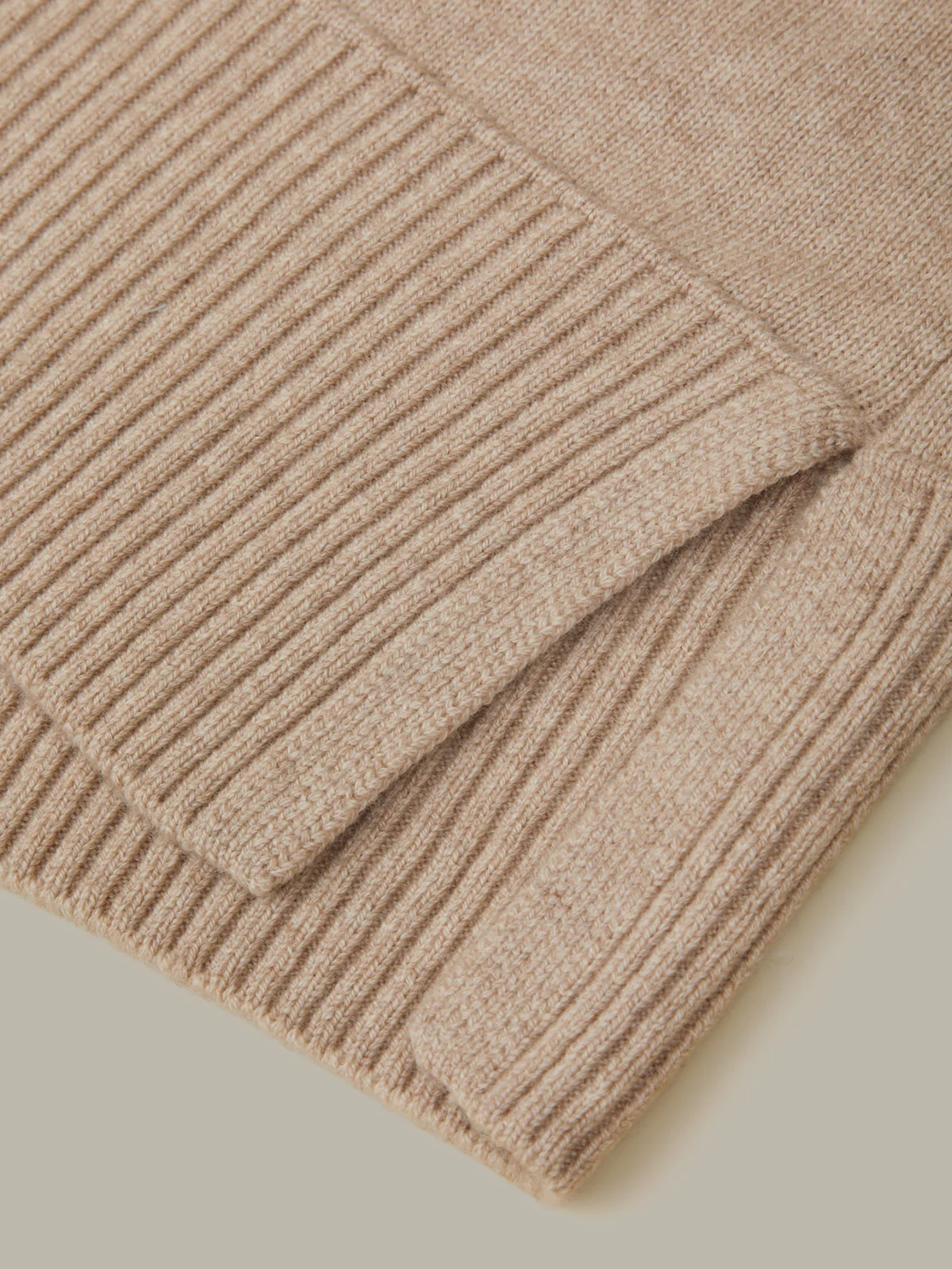 Rosalie: V-Neck Cashmere Blend Hoodie - Image 4