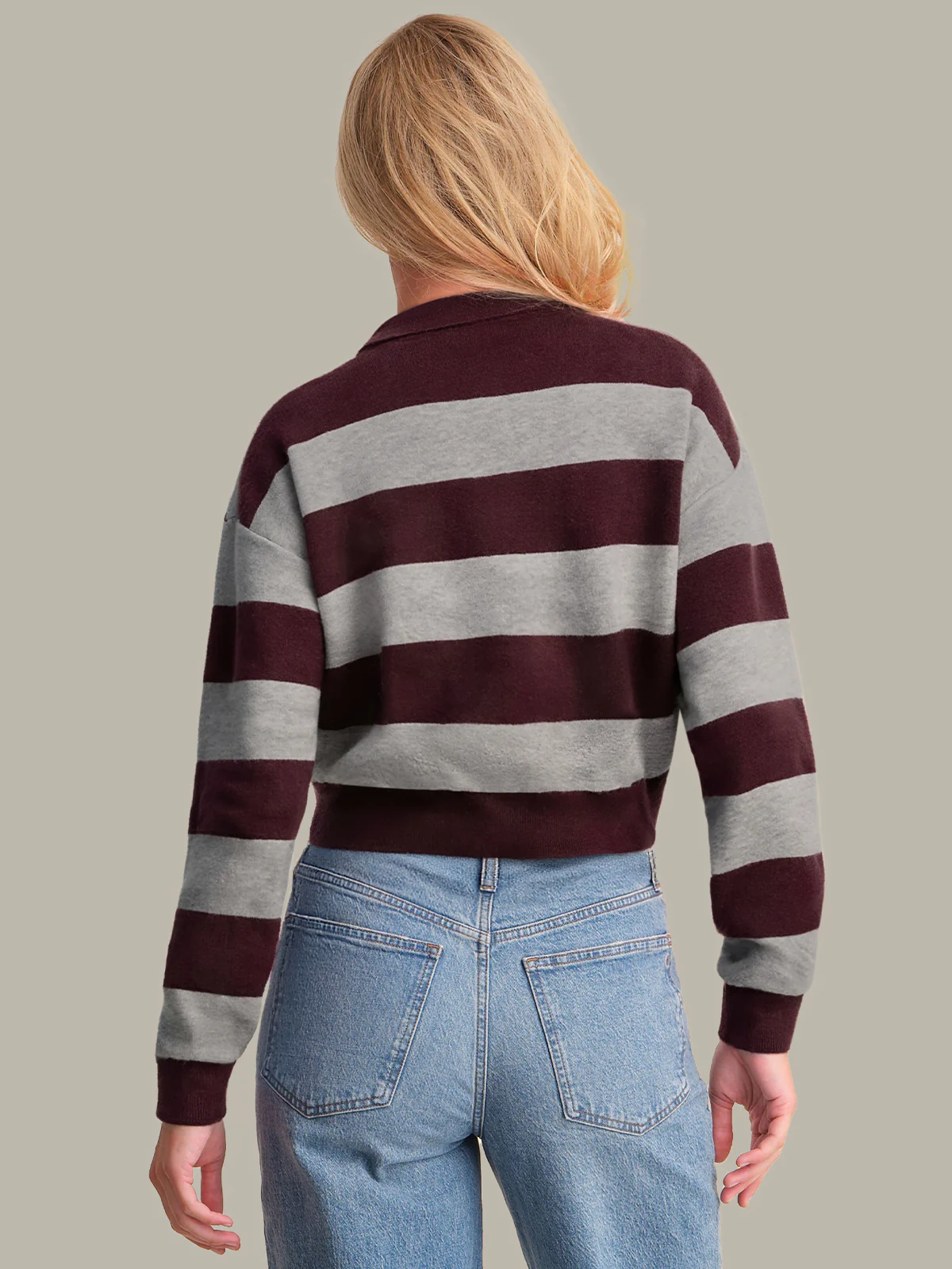 Claire: Rugby Stripe Sweater - Image 3