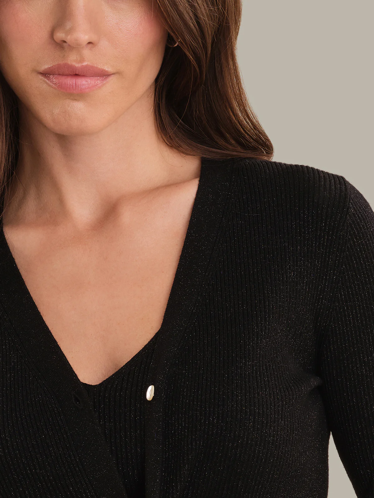 Selene: Wool Rib Cardigan - Image 4