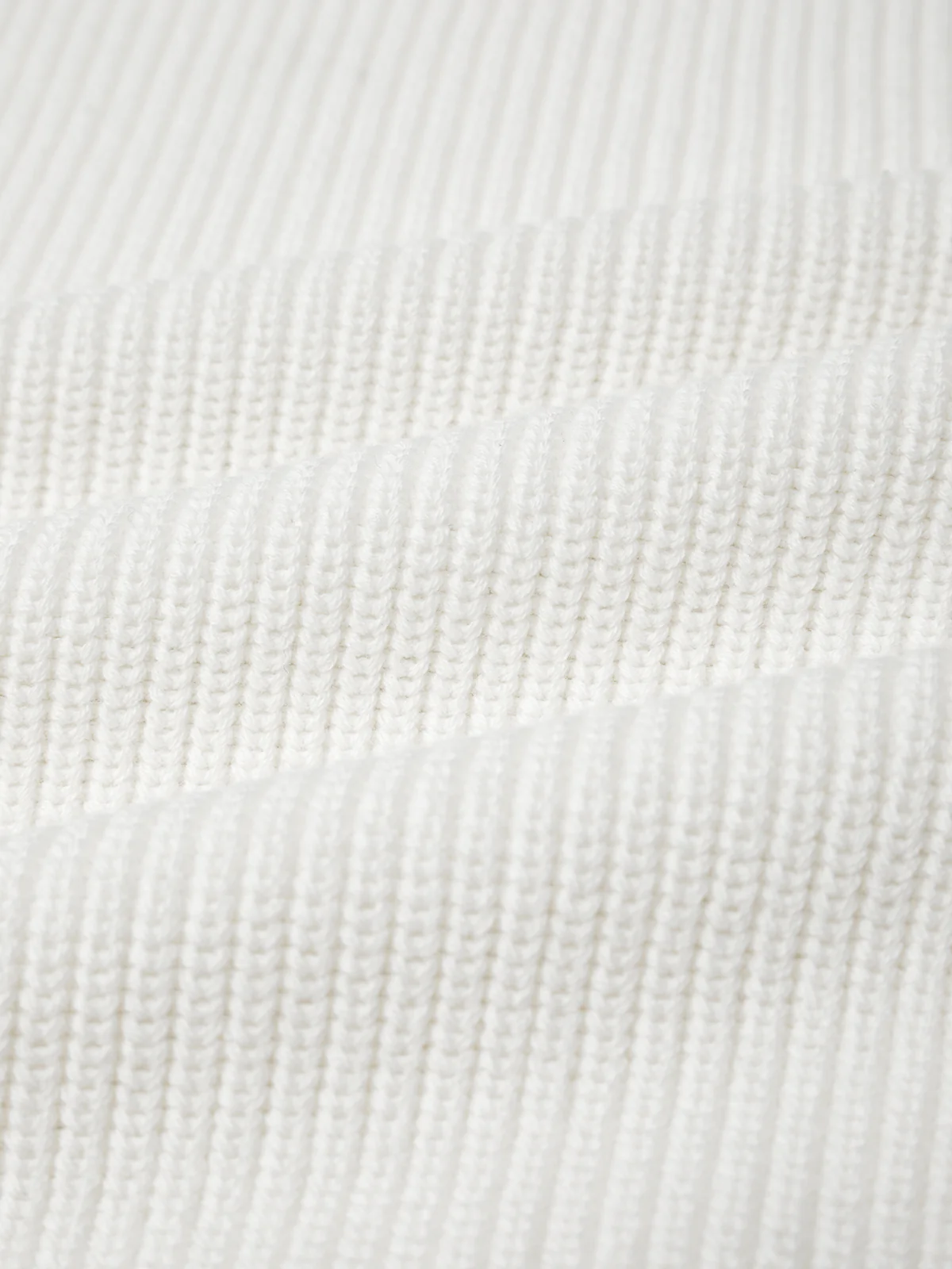 Sophia: Crewneck Shaker Stitch Cotton Sweater - Image 4