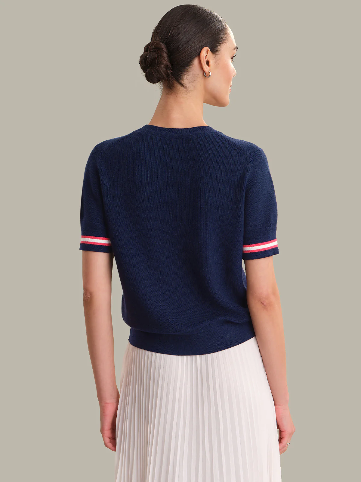 Alice: Stripe Rib Cotton Top - Image 3