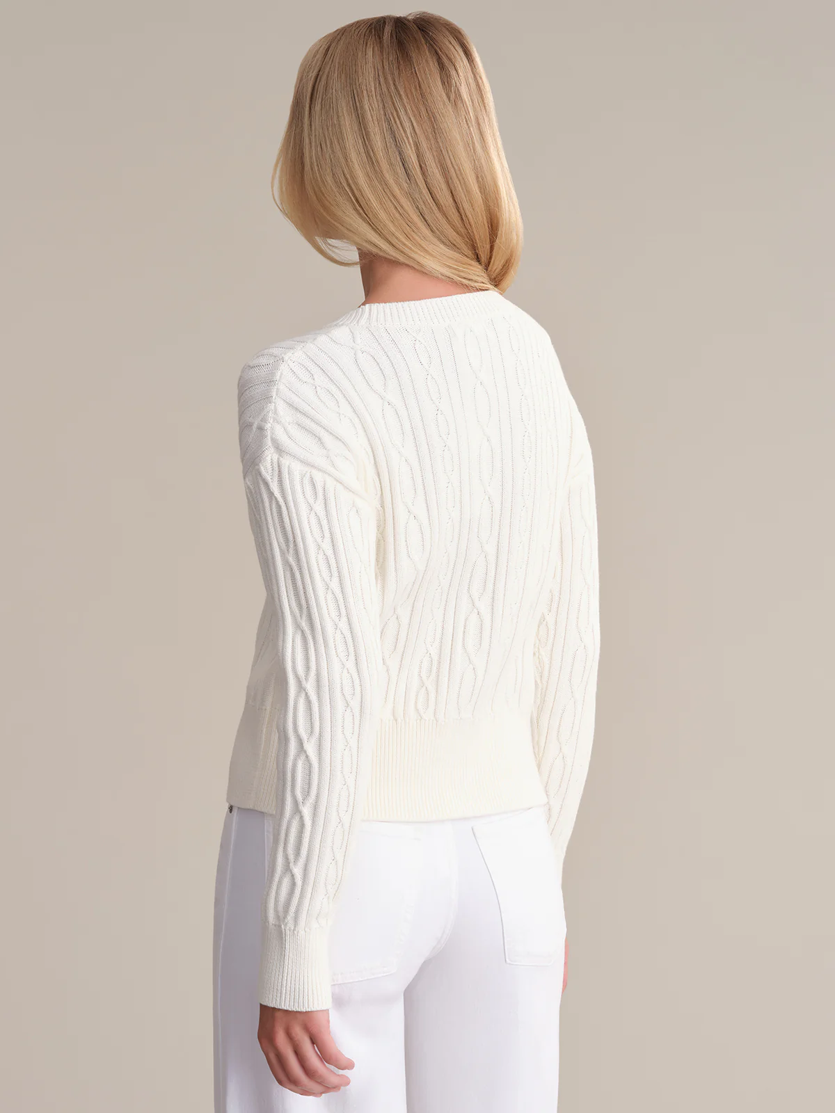 Theresa: Cable Cotton Sweater - Image 3