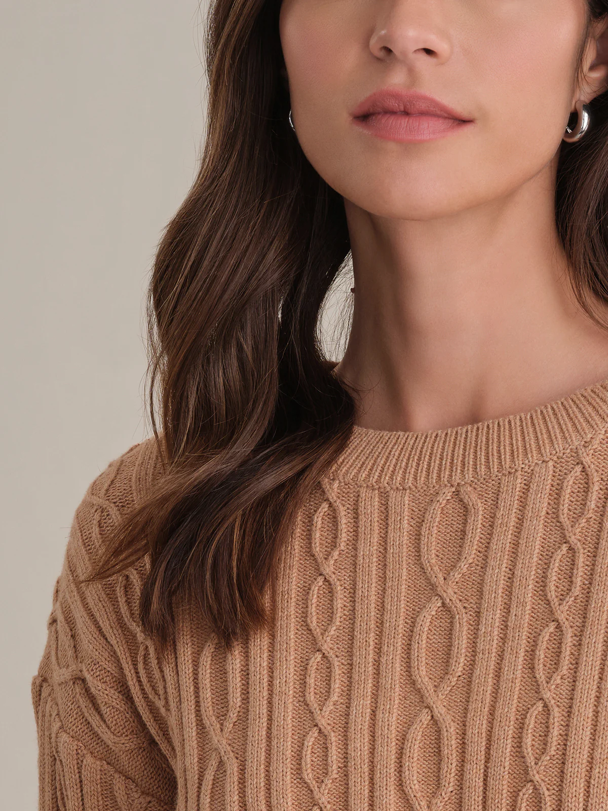 Theresa: Cable Cotton Sweater - Image 4
