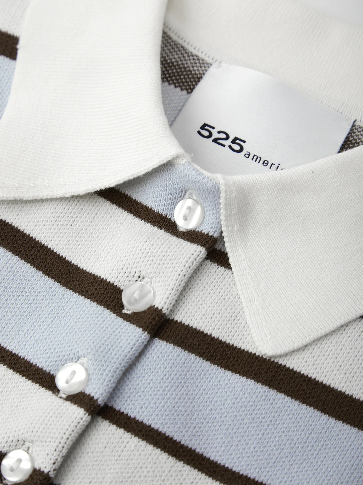 Tia: Striped Polo Pullover - Image 5