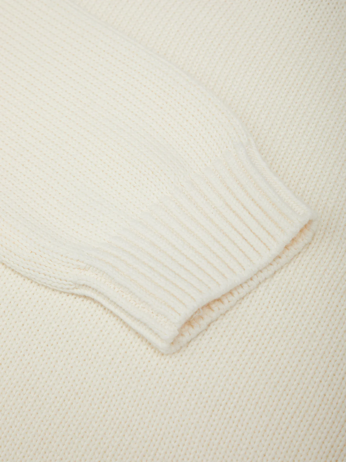 Veda: Classic Cotton Crewneck Sweater - Image 4