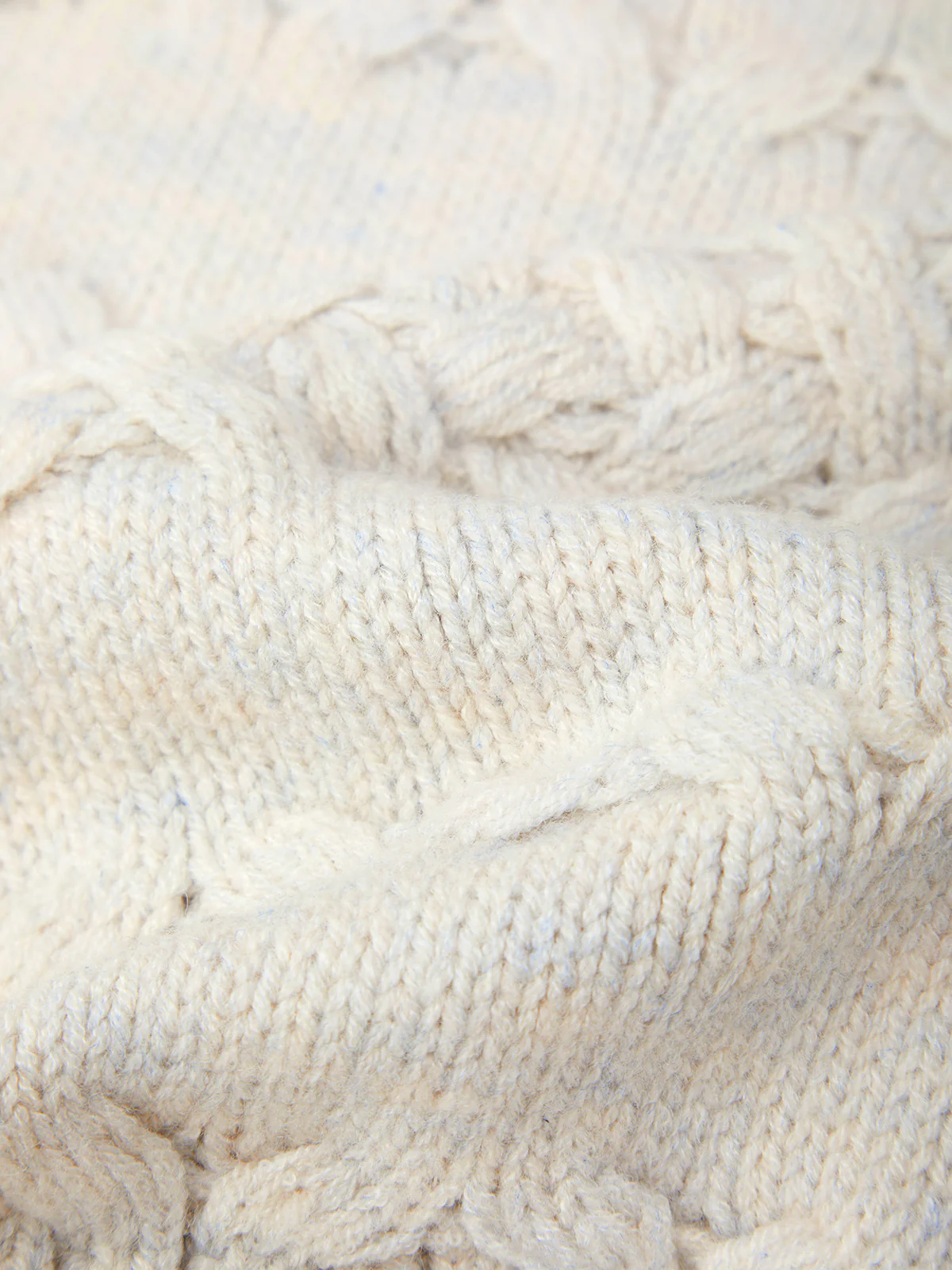 Vera: Mixed Cable Knit Turtleneck Sweater - Image 6