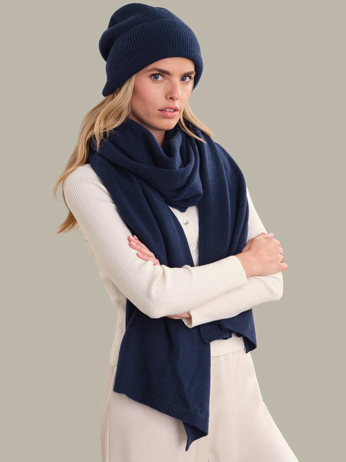 Waverly: 100% Cashmere Blanket Scarf - Image 3