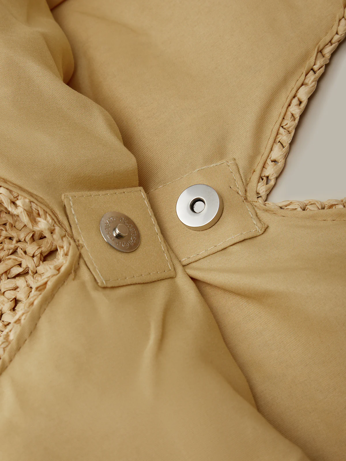 Woven Straw Tote Bag - Image 3